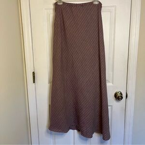 CP Shades Pure Irish Linen Plum Maxi Skirt